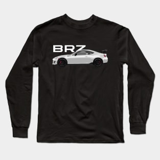 BRZ Ts White JDM RWD Long Sleeve T-Shirt